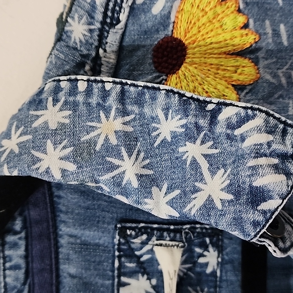 Free People Marrakesh Embroidered Denim Top - Picture 6 of 16